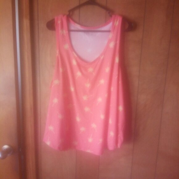 Joyspun Plus Size Women's Palm Tree Tank Top Size 3X - Picture 2 of 4